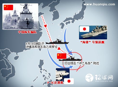 日媒：中國艦炮極有可能轟擊爆破沖之鳥島(圖)