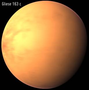 “超級地球”行星Gliese 163c，可能孕育微生命